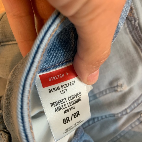 Express butting fly jeans mid rise jeans - Picture 3 of 4